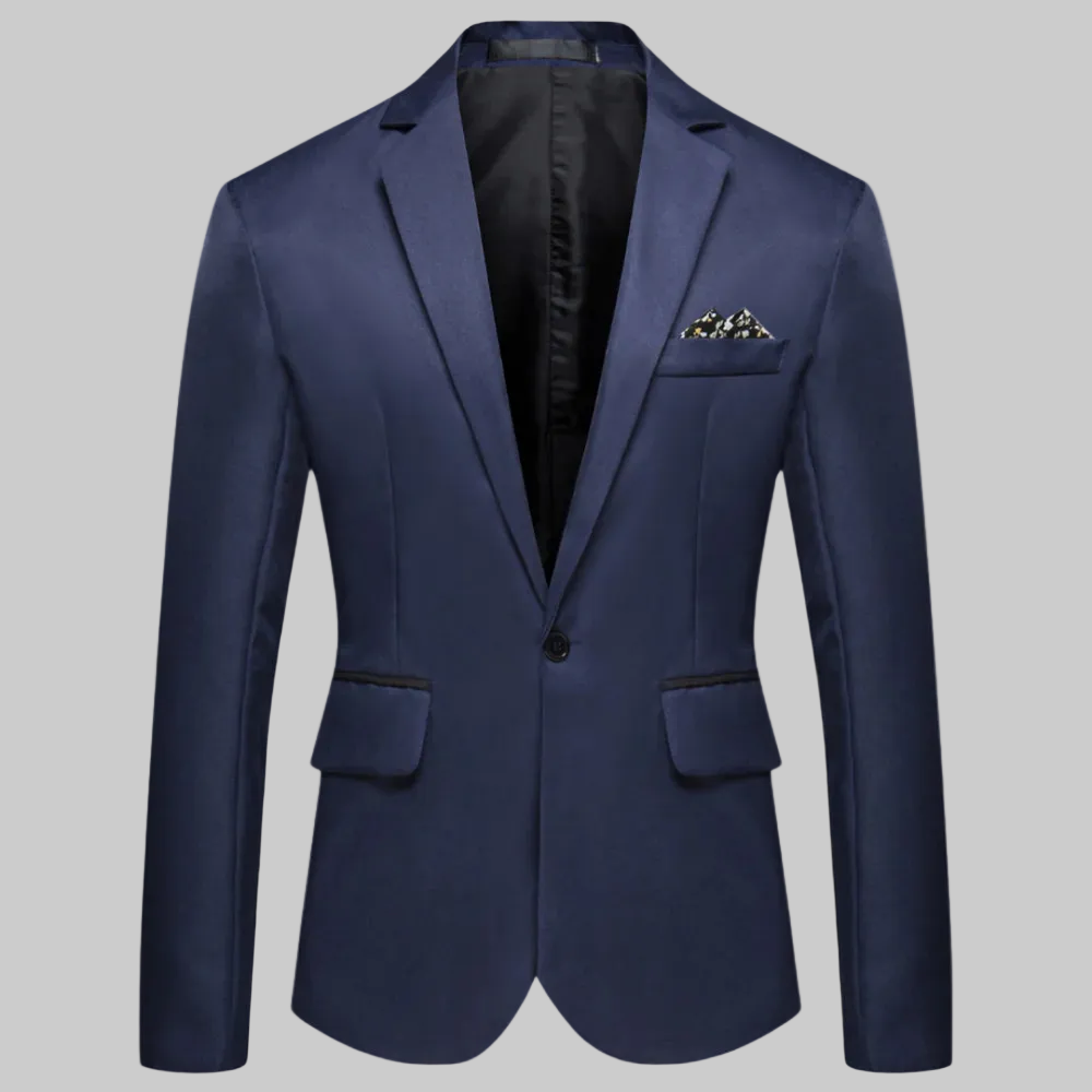 Elegantti Miesten Blazer Hienostunut Ommeltu