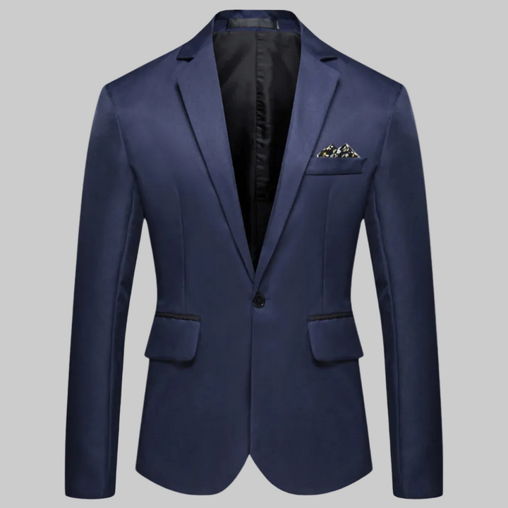 Elegantti Miesten Blazer Hienostunut Ommeltu