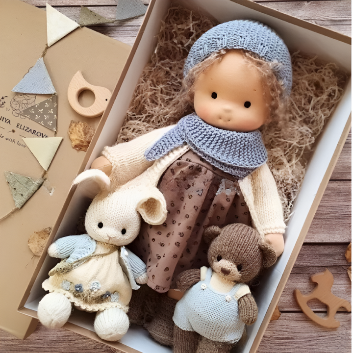 Käsintehty Waldorf Sylidukke
