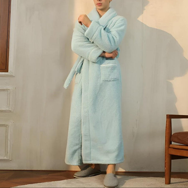 Luxe Fleece Lämpö Mukavuus Kylpytakki