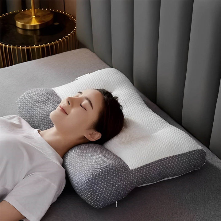 Ergonominen tyyny optimaaliseen kaulan tukeen