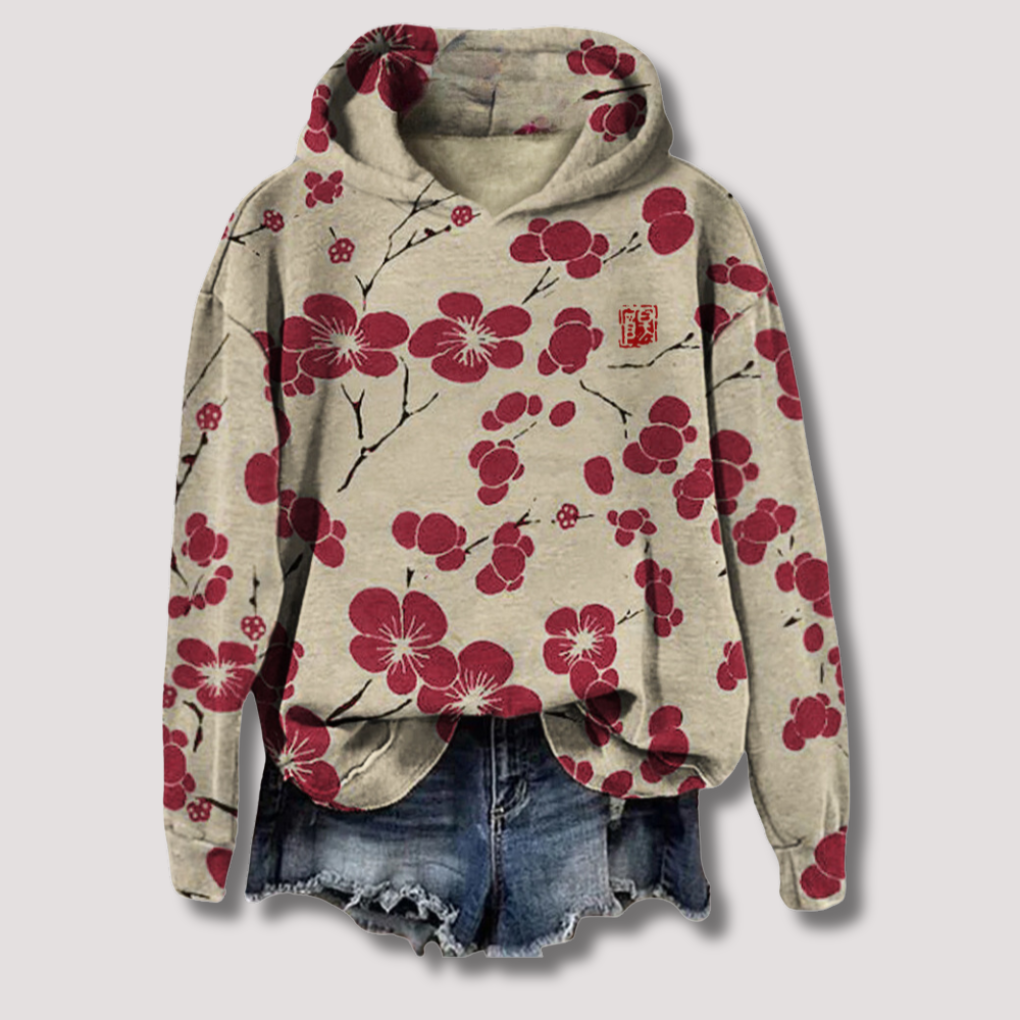 Kevyt Kukkakuosisweater Naisille