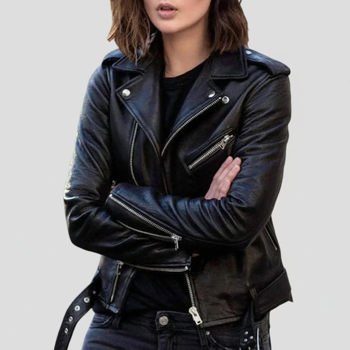 Vintage Biker Takki Naisille
