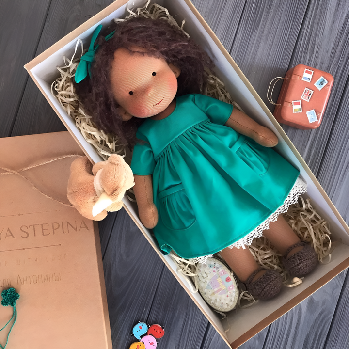 Käsintehty Waldorf Sylidukke