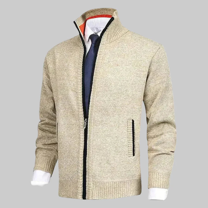 Zip-Up Cardigan Miehille