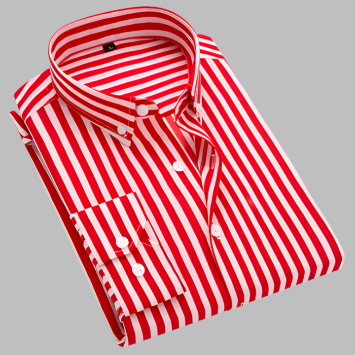 Miesten ruudullinen Oxford-puuvillapaita