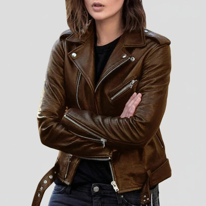 Vintage Biker Takki Naisille