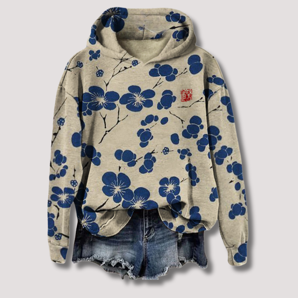 Kevyt Kukkakuosisweater Naisille
