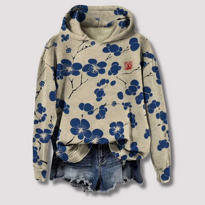 Kevyt Kukkakuosisweater Naisille