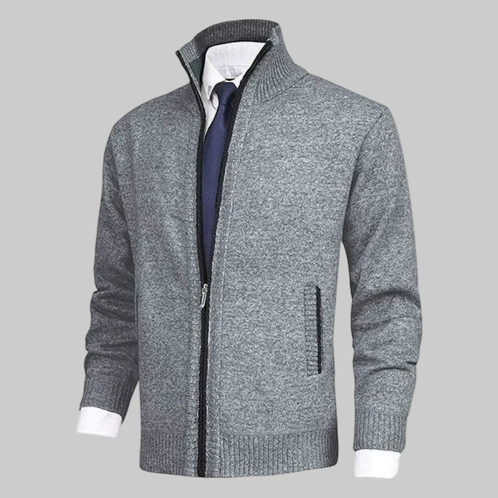 Zip-Up Cardigan Miehille