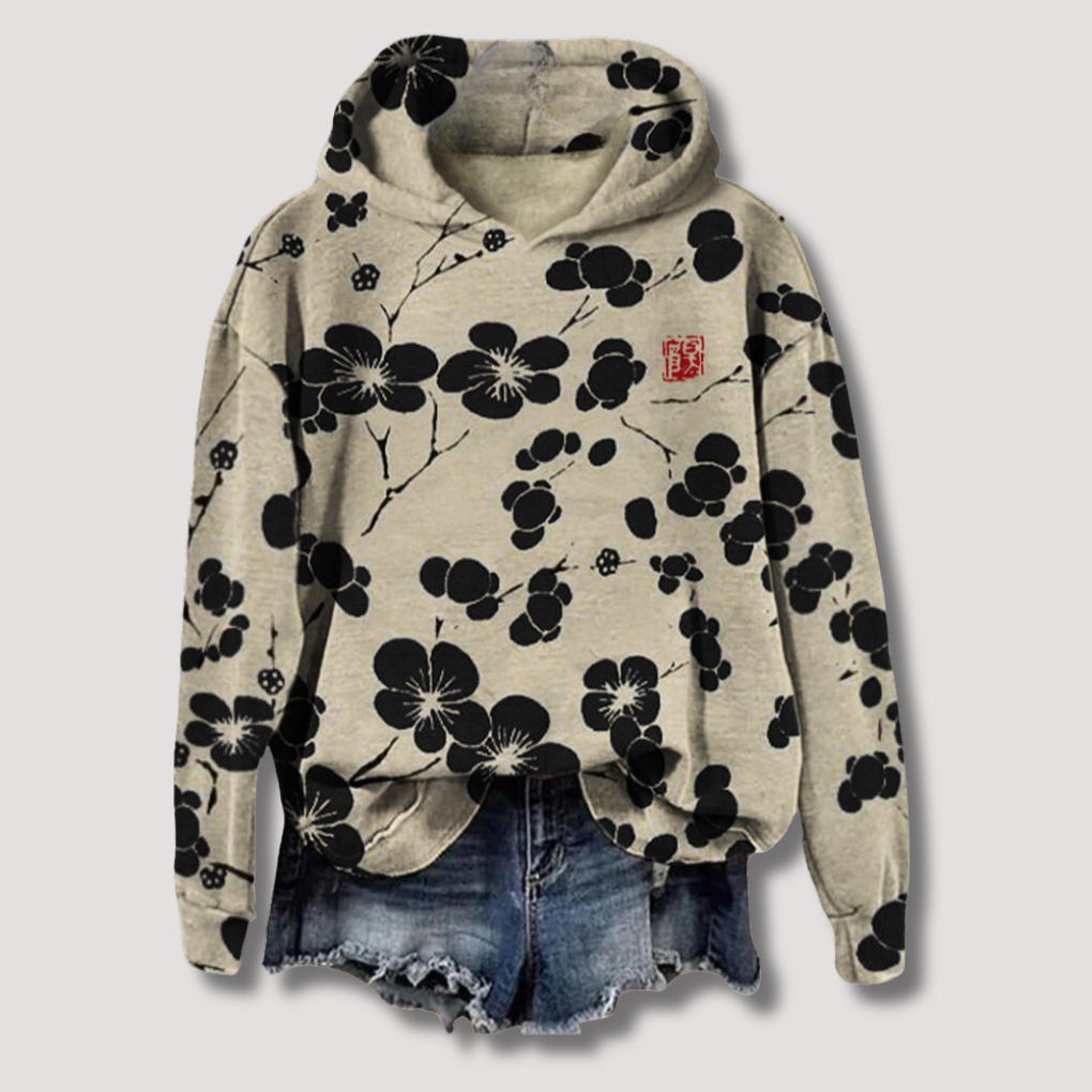Kevyt Kukkakuosisweater Naisille