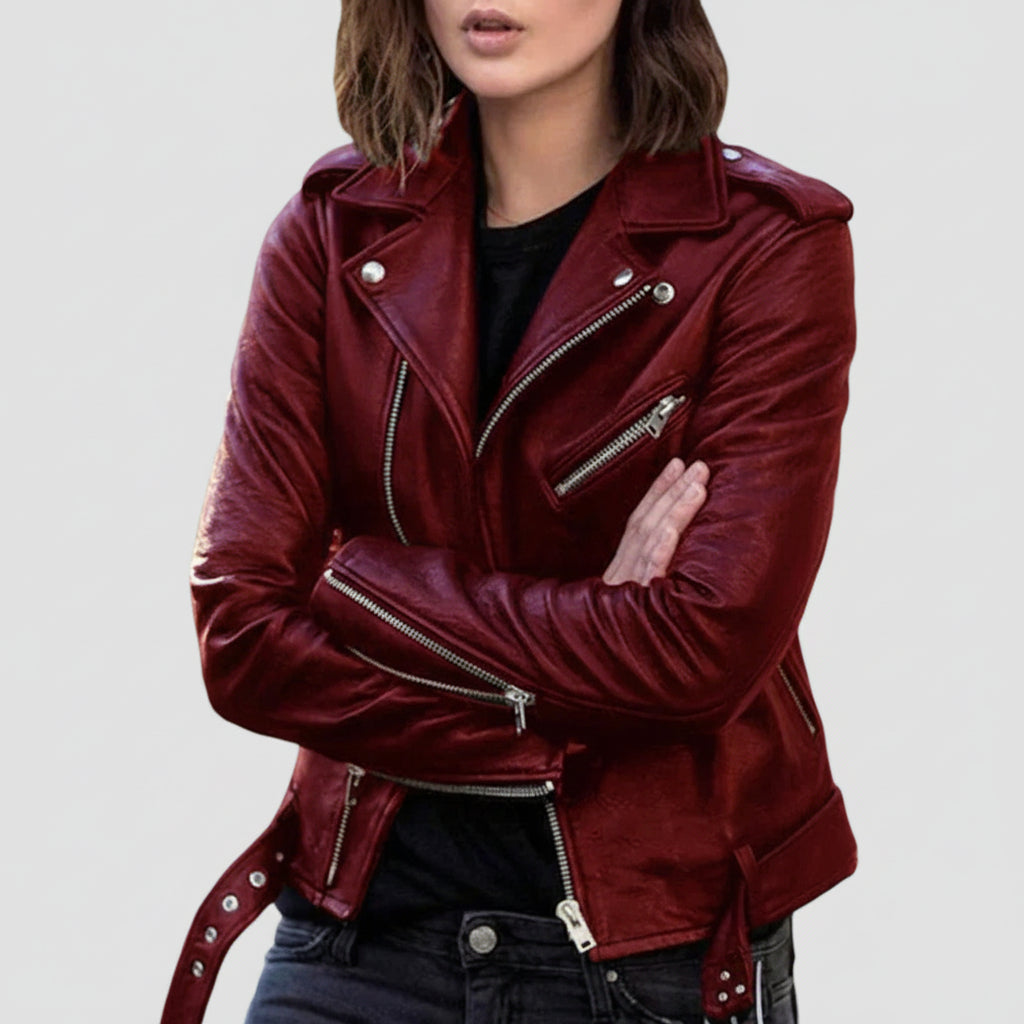 Vintage Biker Takki Naisille