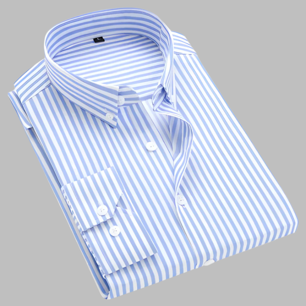 Miesten ruudullinen Oxford-puuvillapaita
