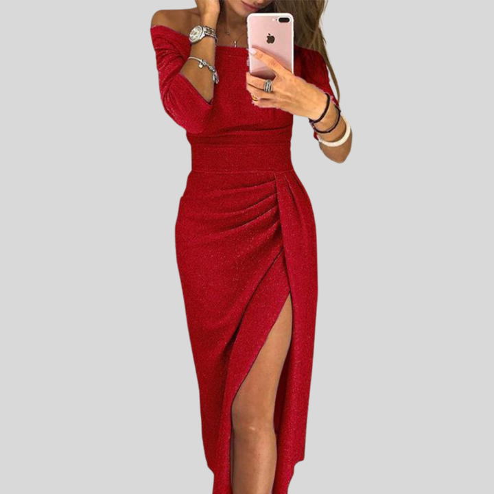 Elegantti Off-Shoulder Bodycon Mekko