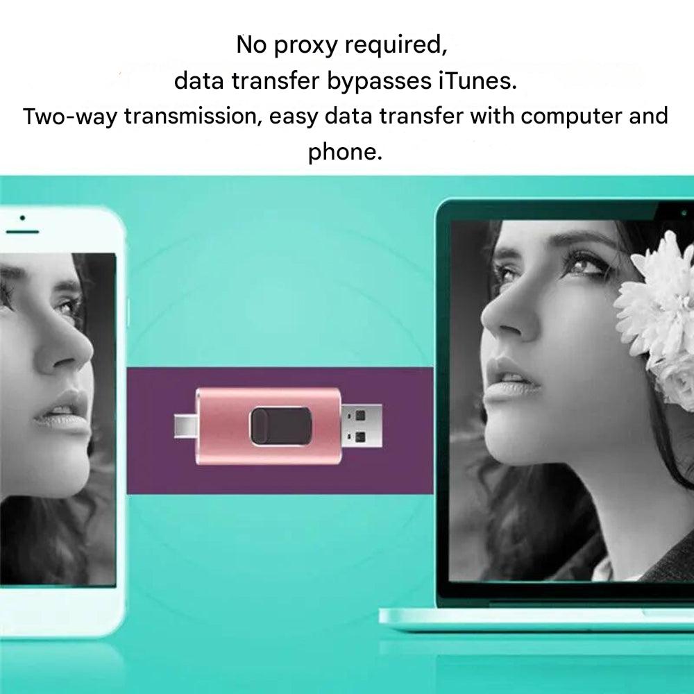 4-in-1 USB-muistitikku kaikille laitteille - DataFlex