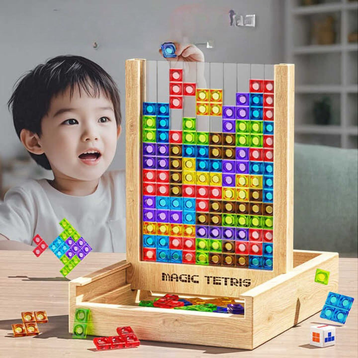 EcoBlock Tetris -lauta – kestävä Tetris-palapeli koko perheelle