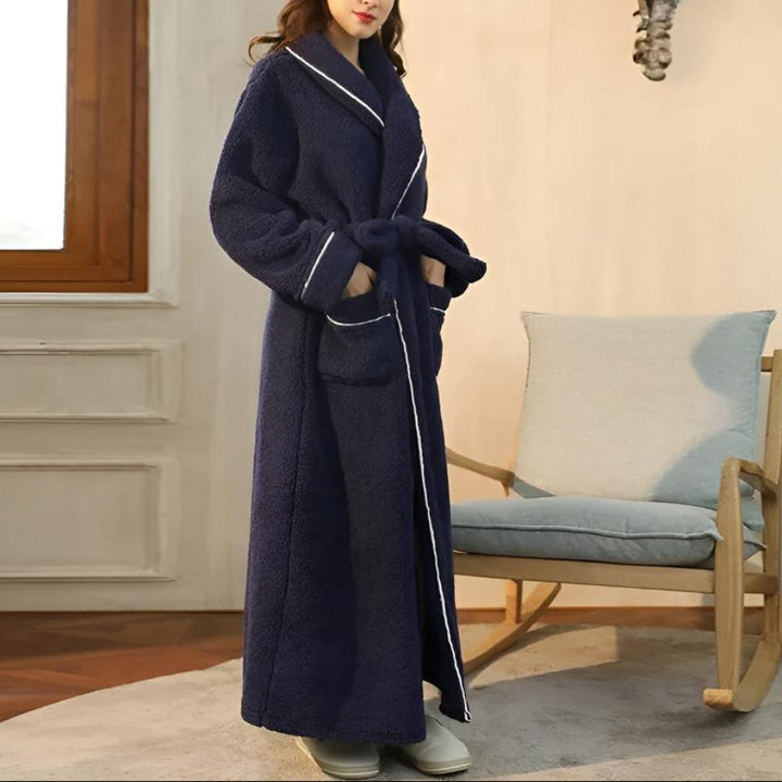Luxe Fleece Lämpö Mukavuus Kylpytakki