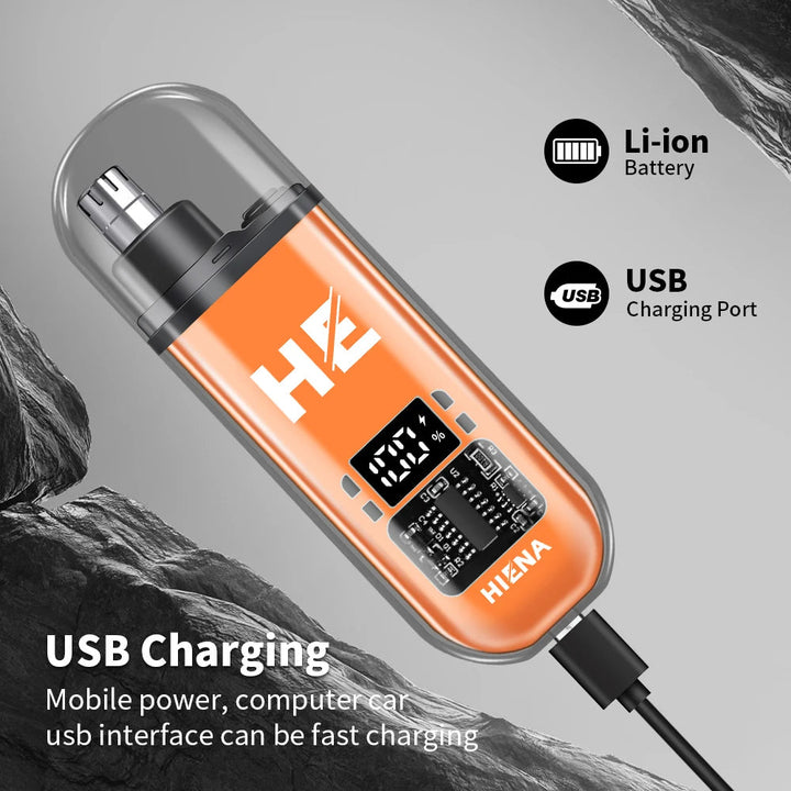 Kompakti USB-ladattava nenätrimmeri