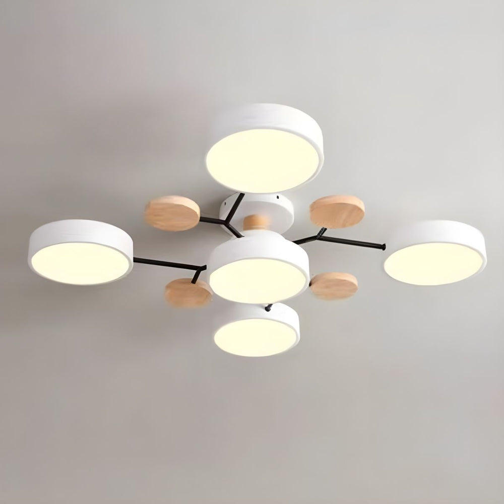 Macaron-metallinen LED-kattovalaisin