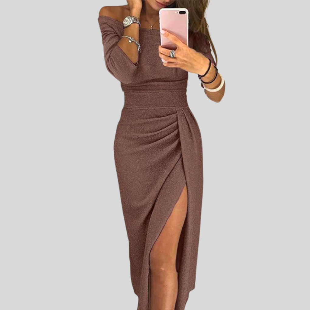 Elegantti Off-Shoulder Bodycon Mekko