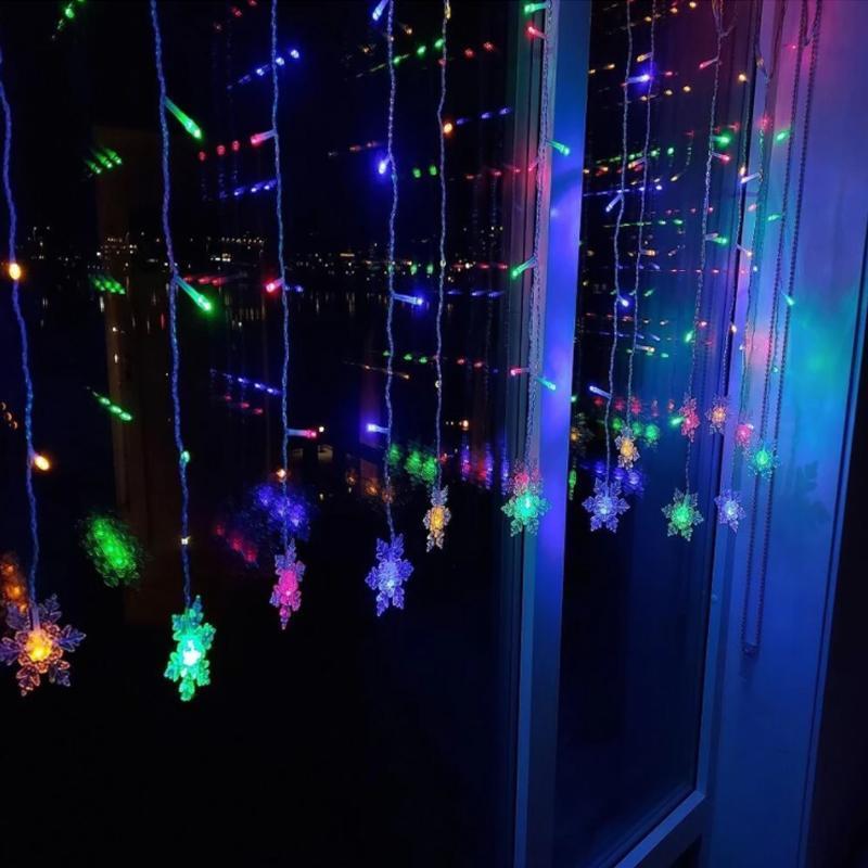 LED-lumihiutaleköynnösvalot | Sisä- ja ulkokäyttöön