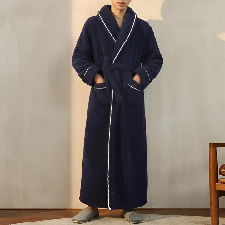 Luxe Fleece Lämpö Mukavuus Kylpytakki