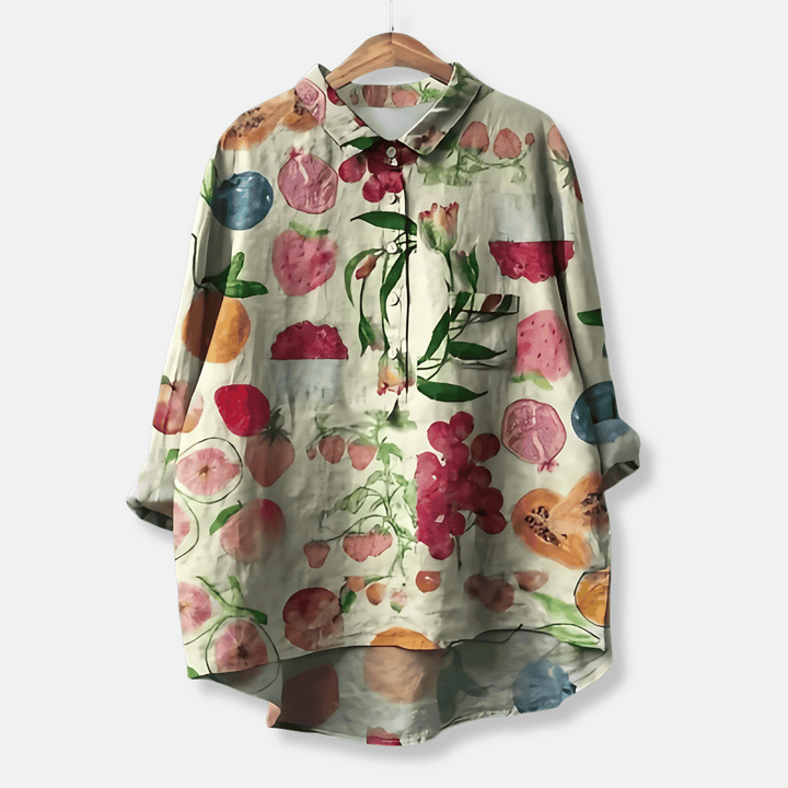 Naisten Loose Fit Pitkä Paita