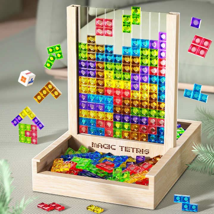 EcoBlock Tetris -lauta – kestävä Tetris-palapeli koko perheelle