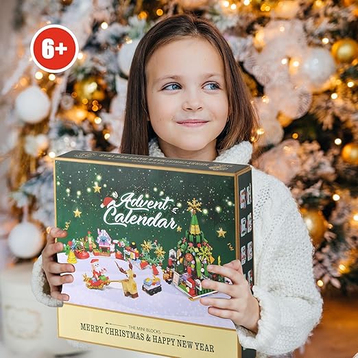 Rakennuspalikoiden joulukalenteri