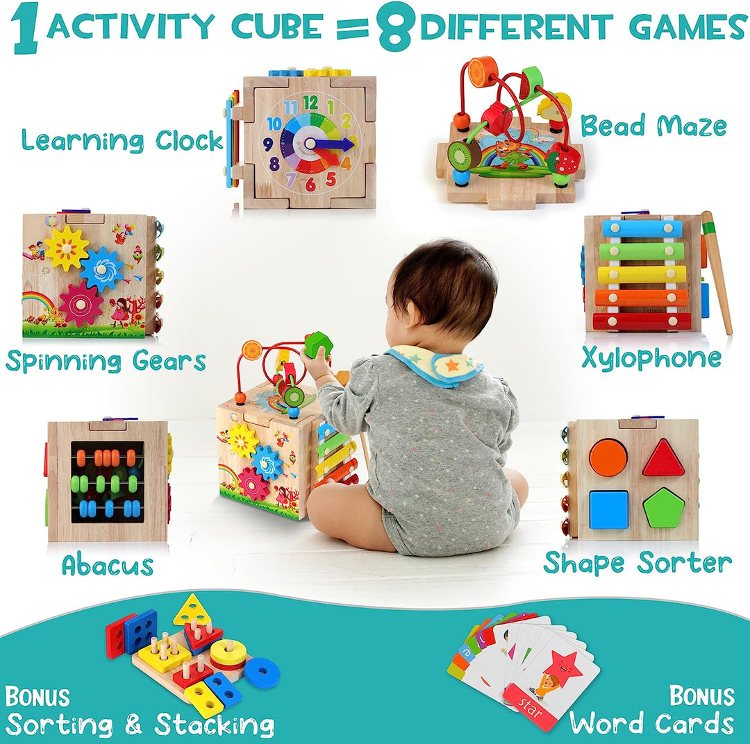 8-in-1 Montessori-kuutio – Cubbi