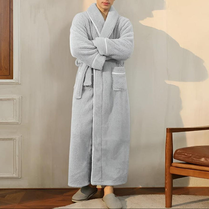 Luxe Fleece Lämpö Mukavuus Kylpytakki