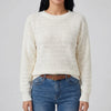 Rentoutunut pullover takana solmupaidalla
