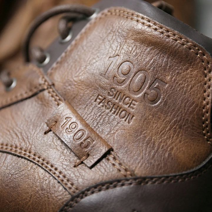 Bravonx - Lace-Up Ankle Boot For Men