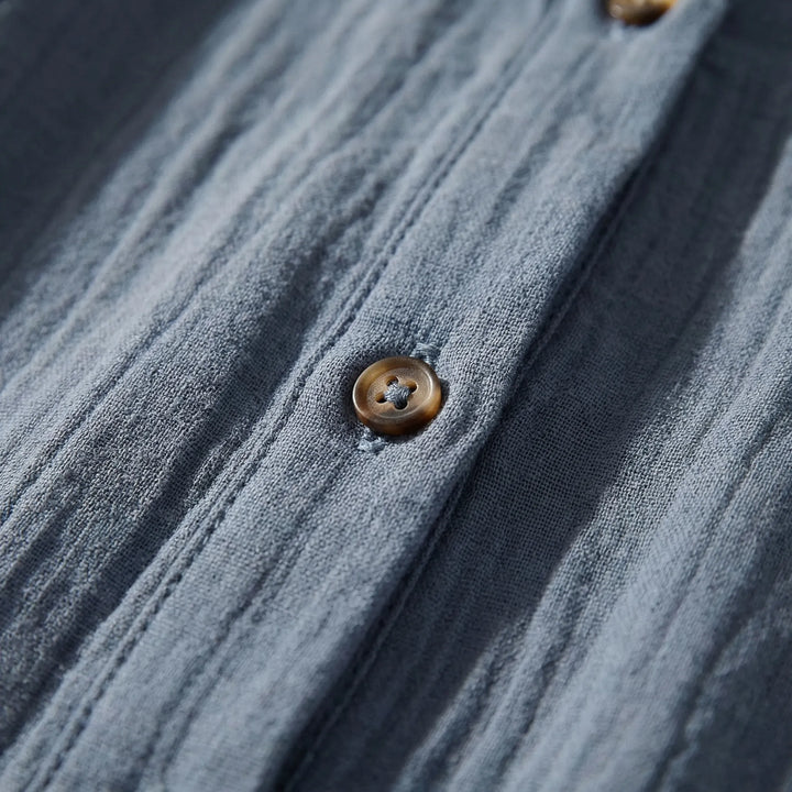 Brentelle - Relaxed Button-Down Long Sleeve Shirt
