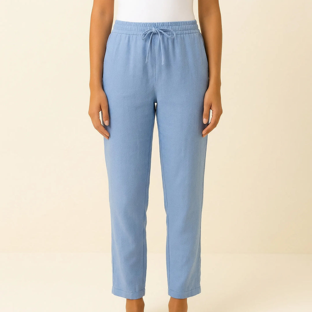 Brezola - Relaxed Straight-Leg Women's Trousers