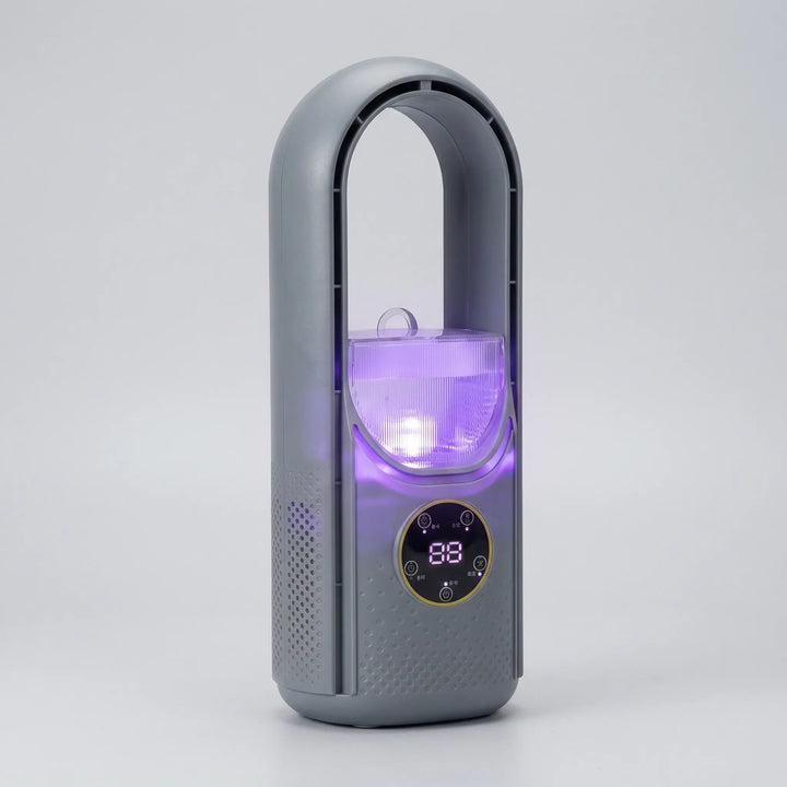 Brezulo - Bladeless Portable Desktop Fan With Night Light