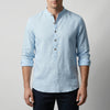 Kaulukseton Henley-tyylinen pitkähiha-paita