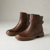 Vintage-inspiroitu keskikorkea nilkkaboots naisille