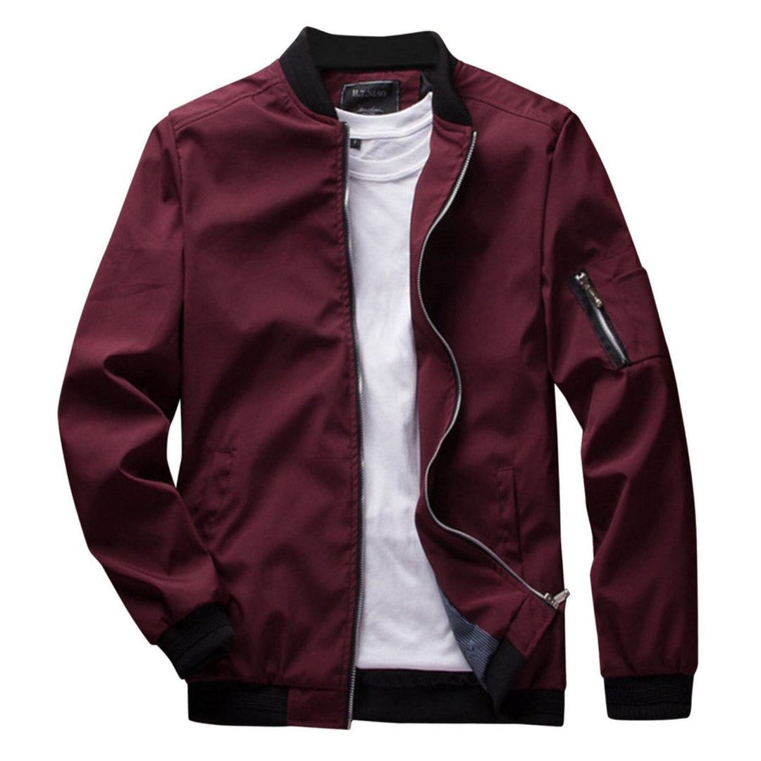 Kevyt Zip-Up Takki Miehille