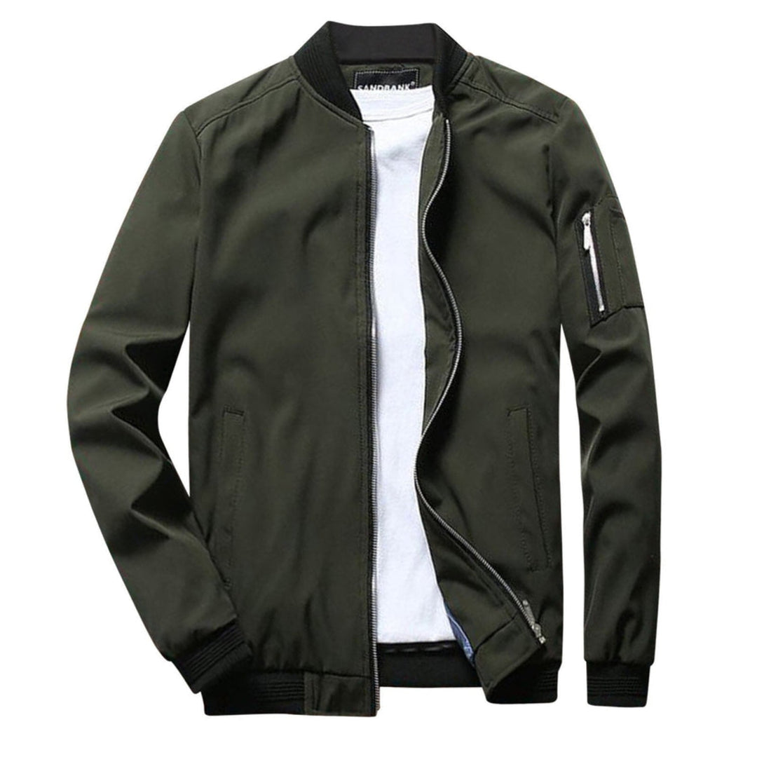 Kevyt Zip-Up Takki Miehille