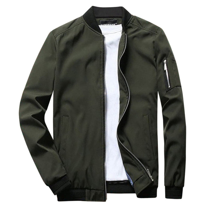 Kevyt Zip-Up Takki Miehille
