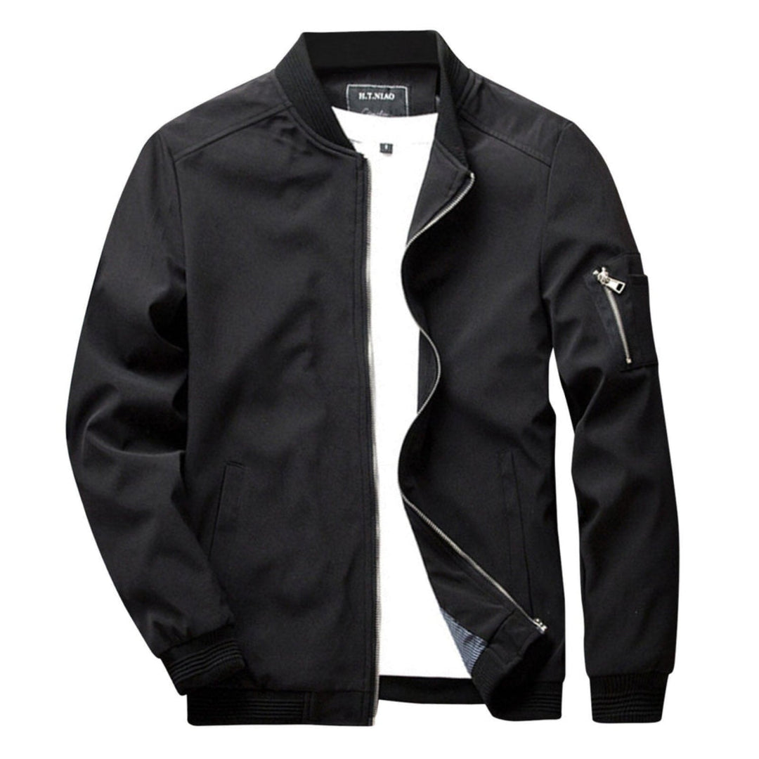 Kevyt Zip-Up Takki Miehille