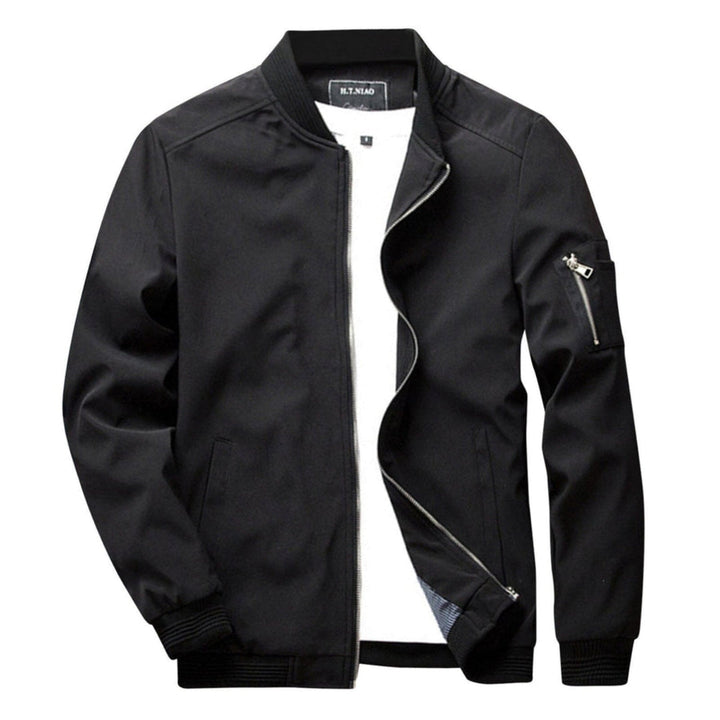 Kevyt Zip-Up Takki Miehille
