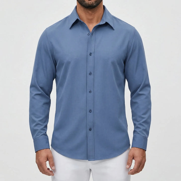 Calvrex - Long Sleeve Casual Button-Down Shirt