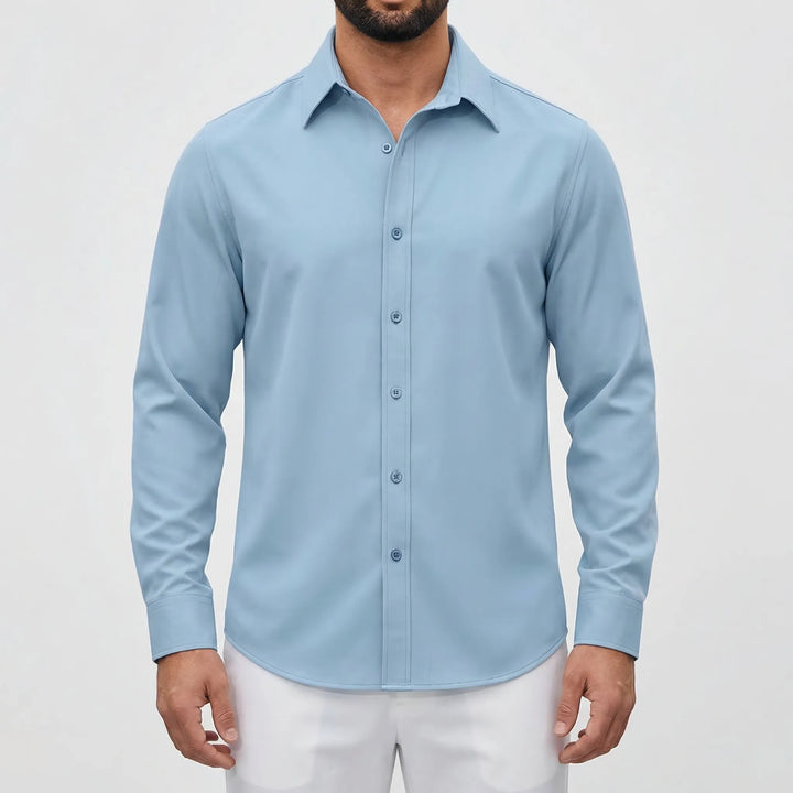 Calvrex - Long Sleeve Casual Button-Down Shirt