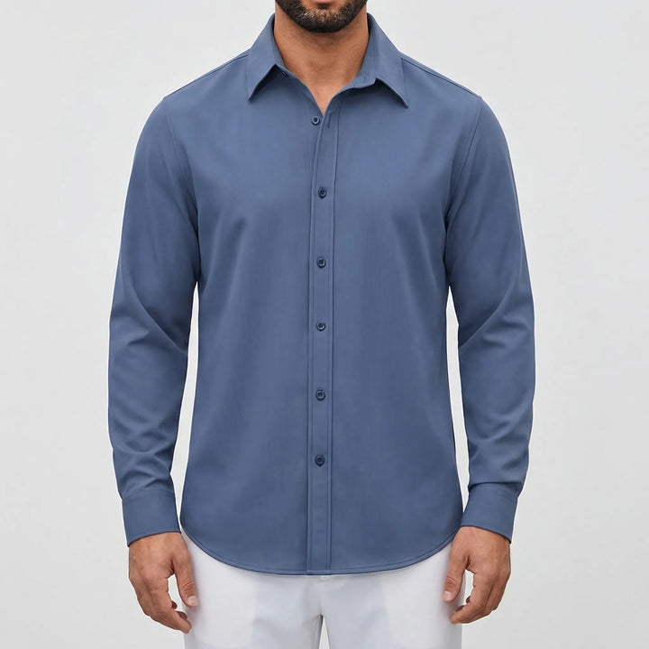 Calvrex - Long Sleeve Casual Button-Down Shirt