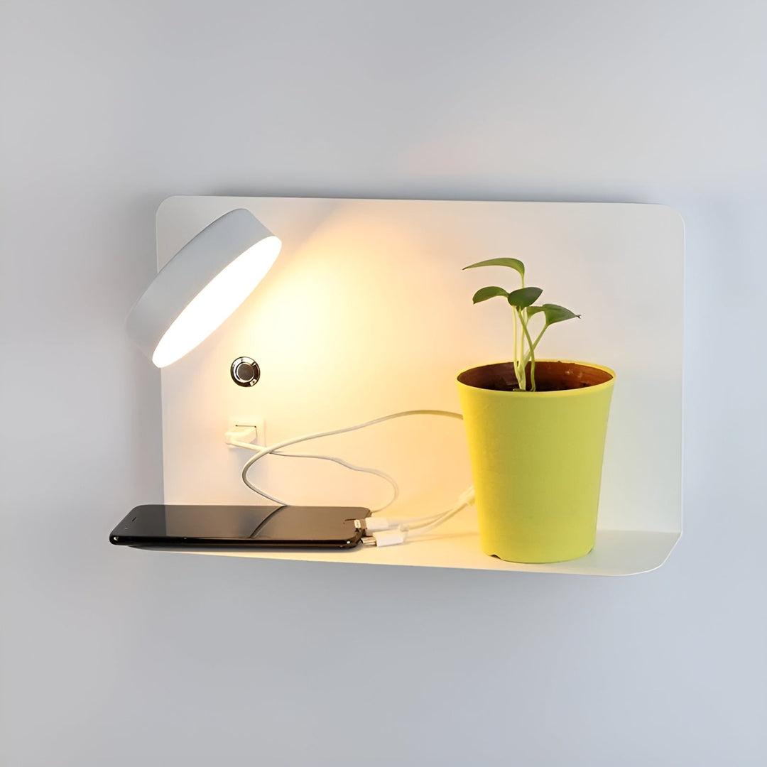 LED-seinälamppu USB-laturilla ja kytkimellä - GlowPort