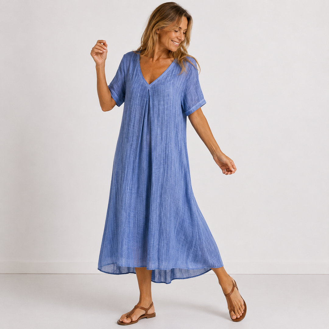 Violet™ | Pehmeästi laskeutuva maxi-mekko