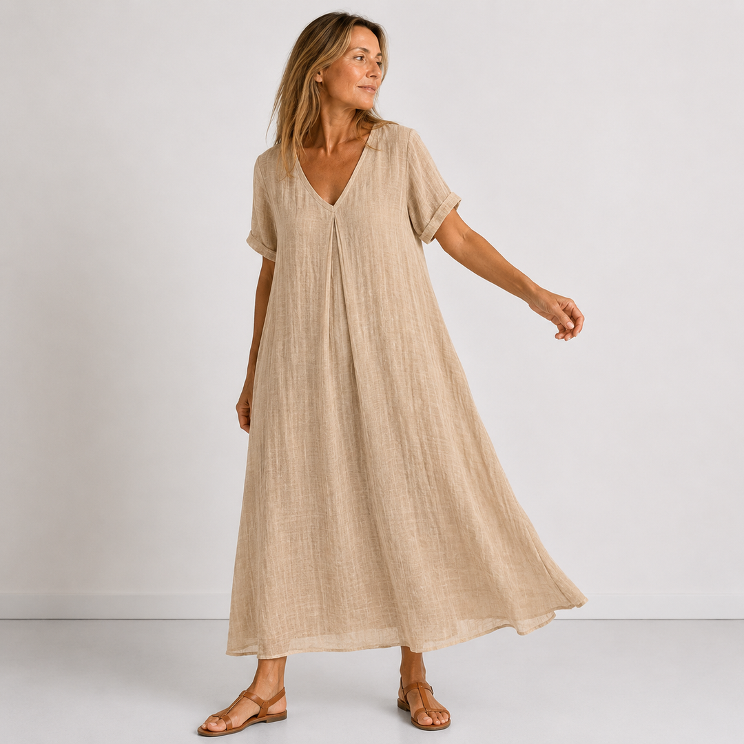 Violet™ | Pehmeästi laskeutuva maxi-mekko