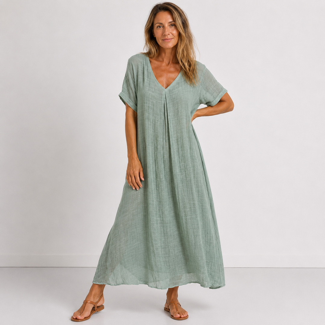 Violet™ | Pehmeästi laskeutuva maxi-mekko